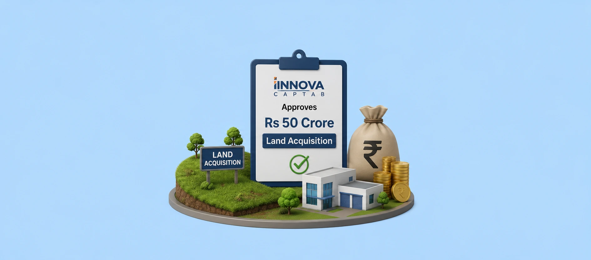 Innova Captab Approves Rs 50 Crore Land Acquisition